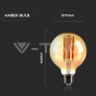 LED Bulb 7W Filament E27 G95 Amber Cover 2200K - 4