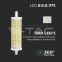 LED Bulb Plastic 16W R7S 118mm 4000K - 2