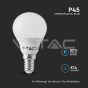 LED Bulb SAMSUNG Chip 4.5W E14 A++ P45 Plastic 4000K - 3