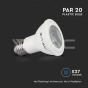 Bombilla LED SAMSUNG CHIP 5.8W E27 PAR20 3000K - 5