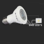 LED Bulb SAMSUNG Chip 5.8W E27 PAR20 Plastic 4000K - 4