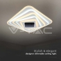 150W Designer Smart Ceiling Light 3000K+6000K Dimmable, Remote Control - 4
