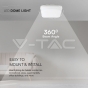 18W LED Dome Light SAMSUNG Chip 4000K Square White Frame IP44 - 9