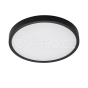 18W LED Dome Light With Sensor SAMSUNG Chip 4000K Round Black Frame IP44 - 2