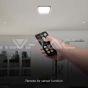 Luz de Techo LED 18W Con Sensor SAMSUNG Chip 4000K Marco Negro Cuadrado IP44 - 8