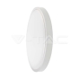 24W LED Dome Light Round White Frame 3000K IP44 - 1