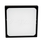 30W LED Dome Light Square Black Frame 3000K IP44 - 3