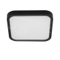 36W LED Dome Light With Sensor SAMSUNG Chip 4000K Square Black Frame IP44 - 2