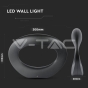 Lámpara de pared 10W LED cuerpo negro 4000K - 8