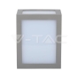12W LED Wall Light Grey Body IP65 4000K - 2