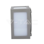 12W LED Wall Light Grey Body IP65 4000K - 3