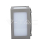 12W LED Wall Light IP65 Grey Body 6400K - 3