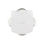 4W LED Wall Light 4 Sides 4000K White Body IP54 - 2