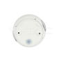 4W LED Wall Light White Body Round IP65 3000K - 4