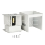 5W Wall Lamp with Bridglux Chip White Body Square IP65 3000K - 5