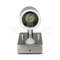 Aplique de pared Sensor 1xGU10 cuerpo de acero IP44 - 6