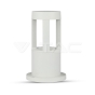 Lámpara de jardín 10W LED cuerpo blanco altura 25cm 3000K - 1