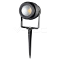 Pincho de jardín de LED 12W cuerpo negro luz verde - 1