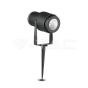 Pincho de jardín de LED 12W cuerpo negro 4000K - 1