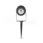 12W LED Garden Spike Lamp Black Body 3000K - 4
