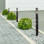 Bollard Garden Light E27 Holder 1m Height Black Body IP44 - 5