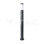 E27 Bollard Lamp 110cm PIR Sensor Stainless Steel Body Grey IP44 - 1