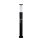 E27 Bollard Lamp 80cm Stainless Steel Body Black IP44 - 1