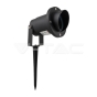 Garden Spike Aluminum GU10 Fitting Black Body IP65 - 2