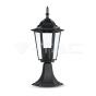 Luz para jardin E27 30cm Negro mate - 1