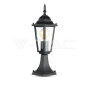 Luz para jardin E27 30cm Negro mate - 2