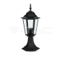Luz para jardin E27 30cm Negro mate - 3