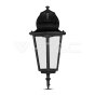 Luz para jardin de pared E27 Negro mate - 3