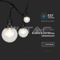 LED String Light 3M 6 Bulbs Matt Black IP65 - 3