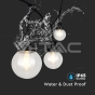 LED String Light 3M 6 Bulbs Matt Black IP65 - 4