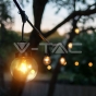 LED String Light 3M 6 Bulbs Matt Black IP65 - 6