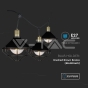 LED String Light 3M 6 Bulbs Matt Black Mesh IP65 - 3