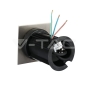 Under Ground Fitting Steel Body GU10 Black Square IP65 - 6