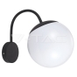Wall Lamp 1xE27 Matt Black Opal Plastic C Ball Up - 1