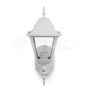 Luz para jardin de paRojo E27 Blanco mate Grande boca arriba - 4