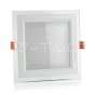 18W LED Panel Glass Square Natural White - 2