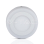 22W LED Panel Surface Twin Round White - 1