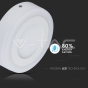 22W LED Panel Surface Twin Round White - 5