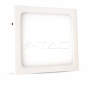 6W LED Panel Surface Slim Square Warm White - 1