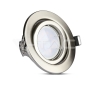 LED Spotlight 5W GU10 Fitting Satin Nichel Body 3000K 3pcs/Pack - 2