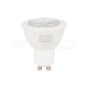 LED Spotlight SAMSUNG CHIP - GU10 6W Plastic SMD With Lens 6400K - 1