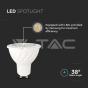 LED Spotlight SAMSUNG CHIP - GU10 6W Plastic SMD With Lens 6400K - 2