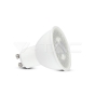LED Spotlight SAMSUNG Chip GU10 5W White Plastic 3000K 12pcs/pack - 3