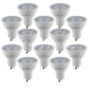 LED Spotlight SAMSUNG Chip GU10 5W White Plastic 3000K 12pcs/pack - 6