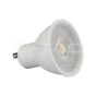 LED Spotlight SAMSUNG Chip GU10 6W Ripple Plastic 110°D 4000K - 2