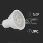 LED Spotlight SAMSUNG Chip GU10 6W Ripple Plastic 110°D 4000K - 5